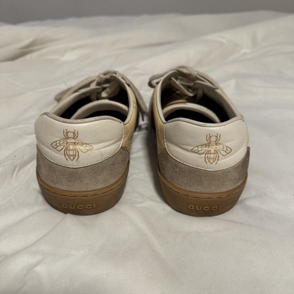 Gucci G74 web low oatmeal sneaker - Picture 3 of 8